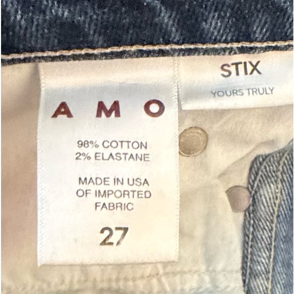 AMO Size 27 STIX Medium Wash jeans - Picture 3 of 3
